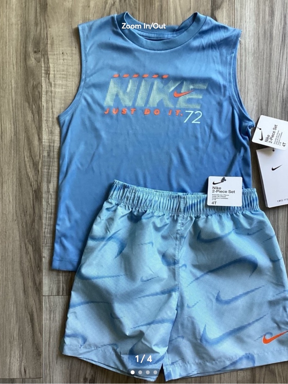 Nike Dri-FIT Shorts Set toddler boys size 4T(NWT) ~FIRM, NO OFFERS~